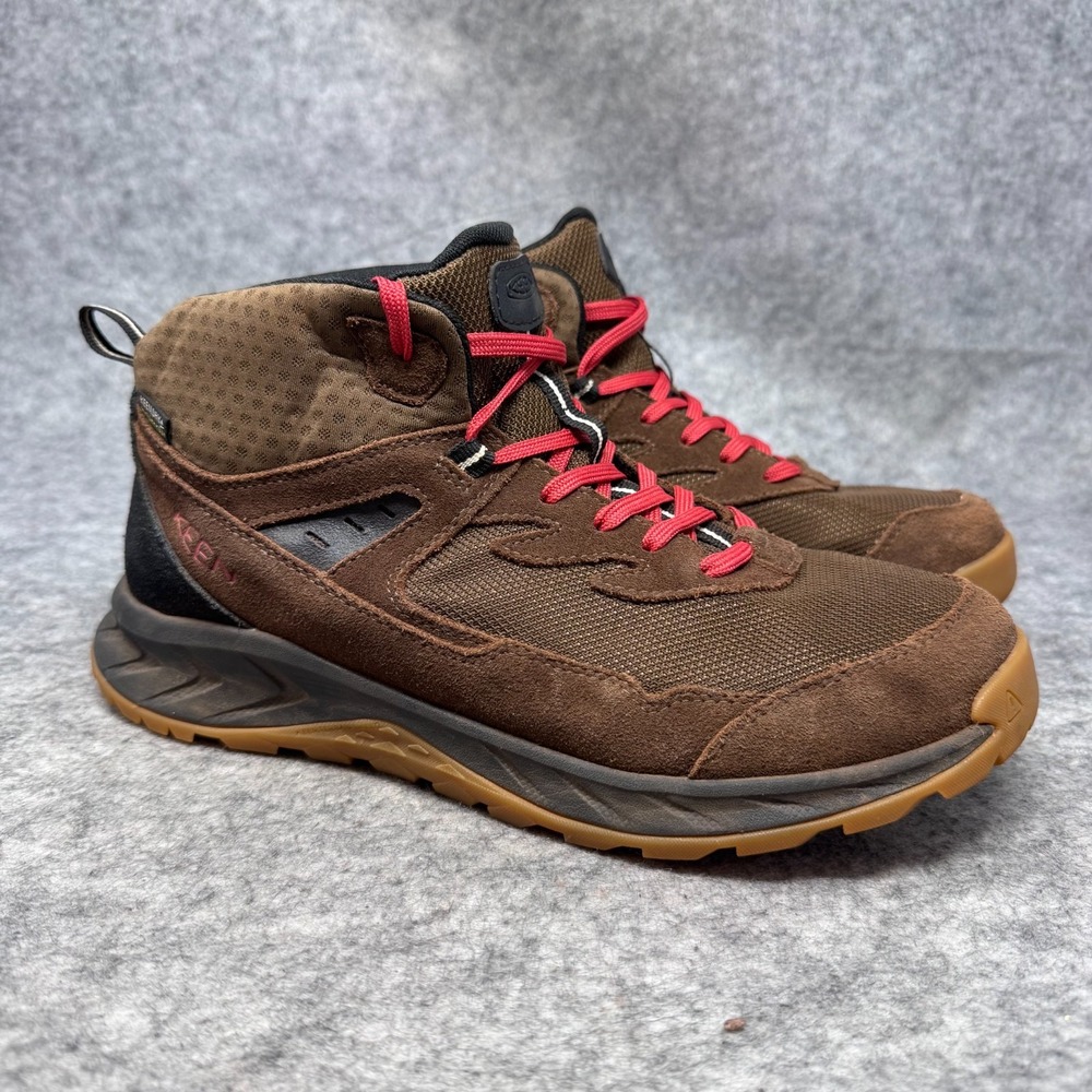 Keen Hightrail Mid Polar Hiking Boots Mens Size 7 EU 39 Dark Earth Brown 1031176